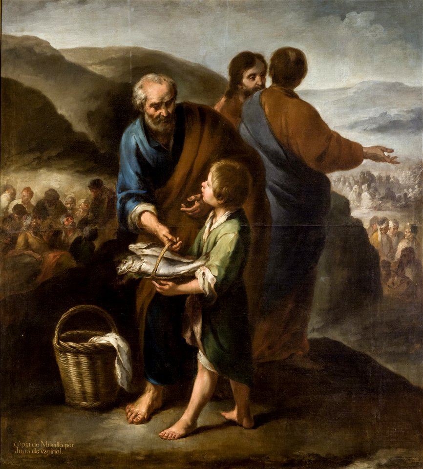 Milagro de los panes y los peces, de Juan de Espinal (Ayuntamiento de Sevilla)