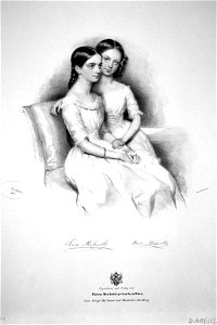 Milanollo sisters Litho