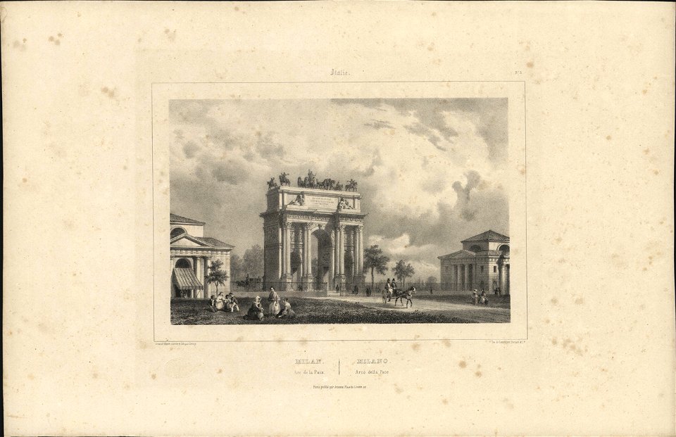Milan Arc de la Paix, objectnr A 57810