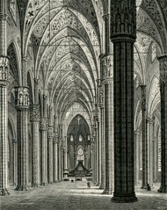 Milano Interno del Duomo Grande navata
