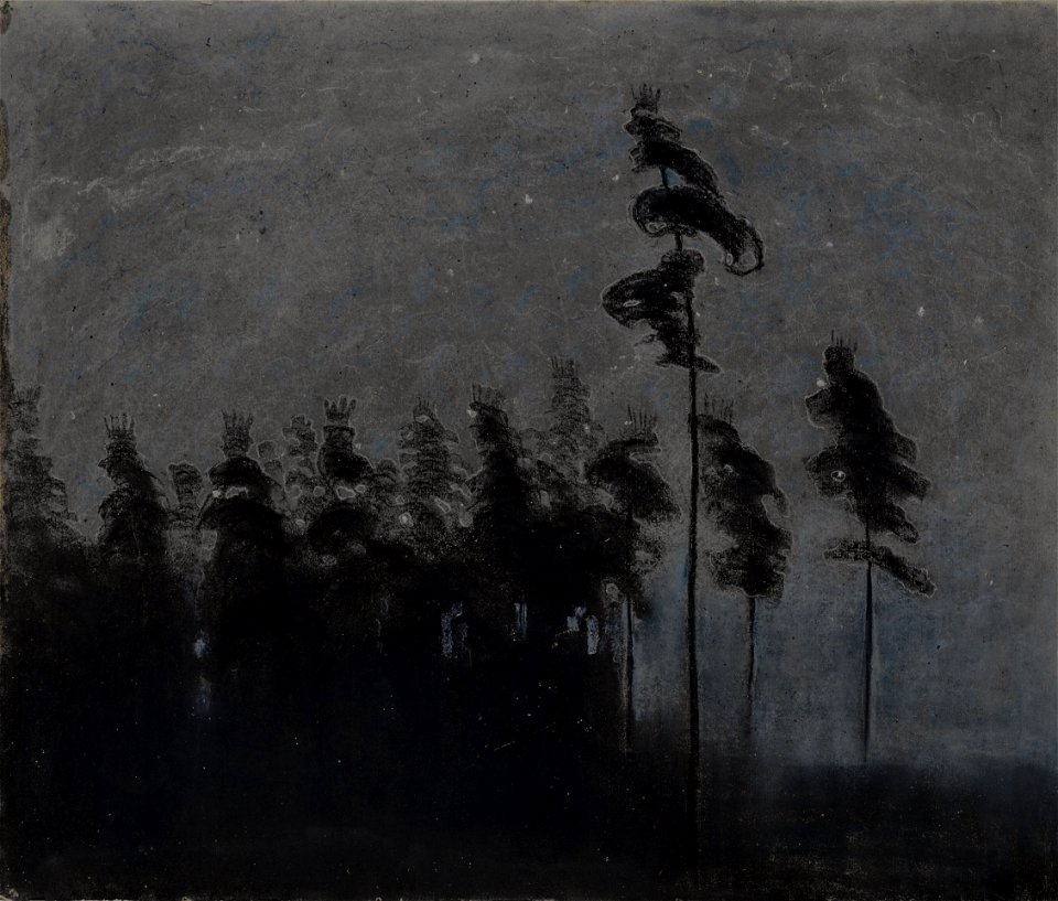 Mikalojus Konstantinas Ciurlionis - FOREST - 1907