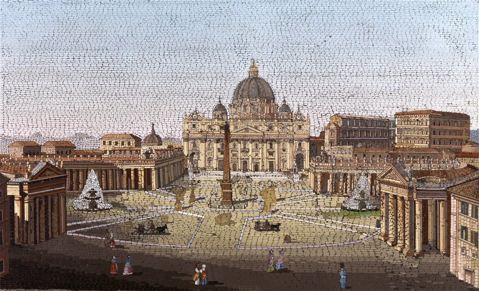 Mikromosaik Petersplatz