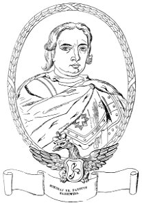 Mikałaj Faŭstyn Radzivił. Мікалай Фаўстын Радзівіл (M. Starkman, 1857)