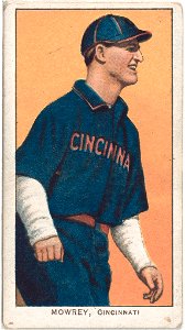 Mike Mowrey, Cincinnati Reds, baseball card portrait LCCN2008676466