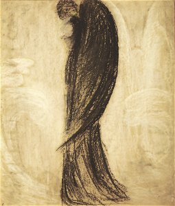 Mikalojus Konstantinas Ciurlionis - THE ANGEL - 1904 - 5, Varsuva. Free illustration for personal and commercial use.