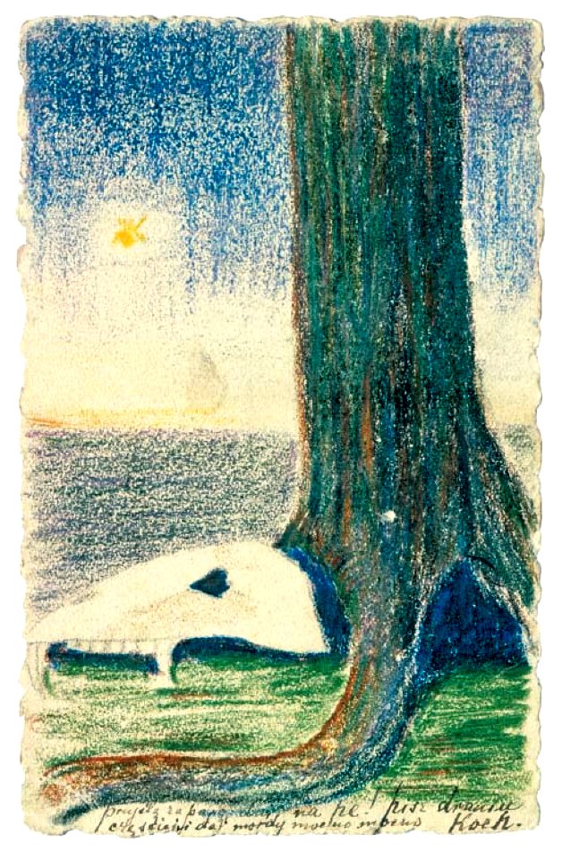 Mikalojus Konstantinas Ciurlionis - Tree and skull - 1903 10 07