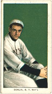 Mike Donlin, New York Giants, baseball card portrait LCCN2008676479