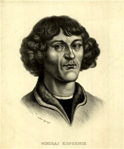 Mikołaj Kopernik, rys. Adam Grabowski