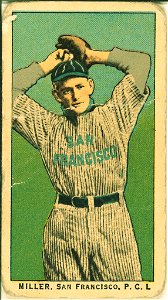 Miller, San Francisco Team, baseball card portrait LCCN2008677338