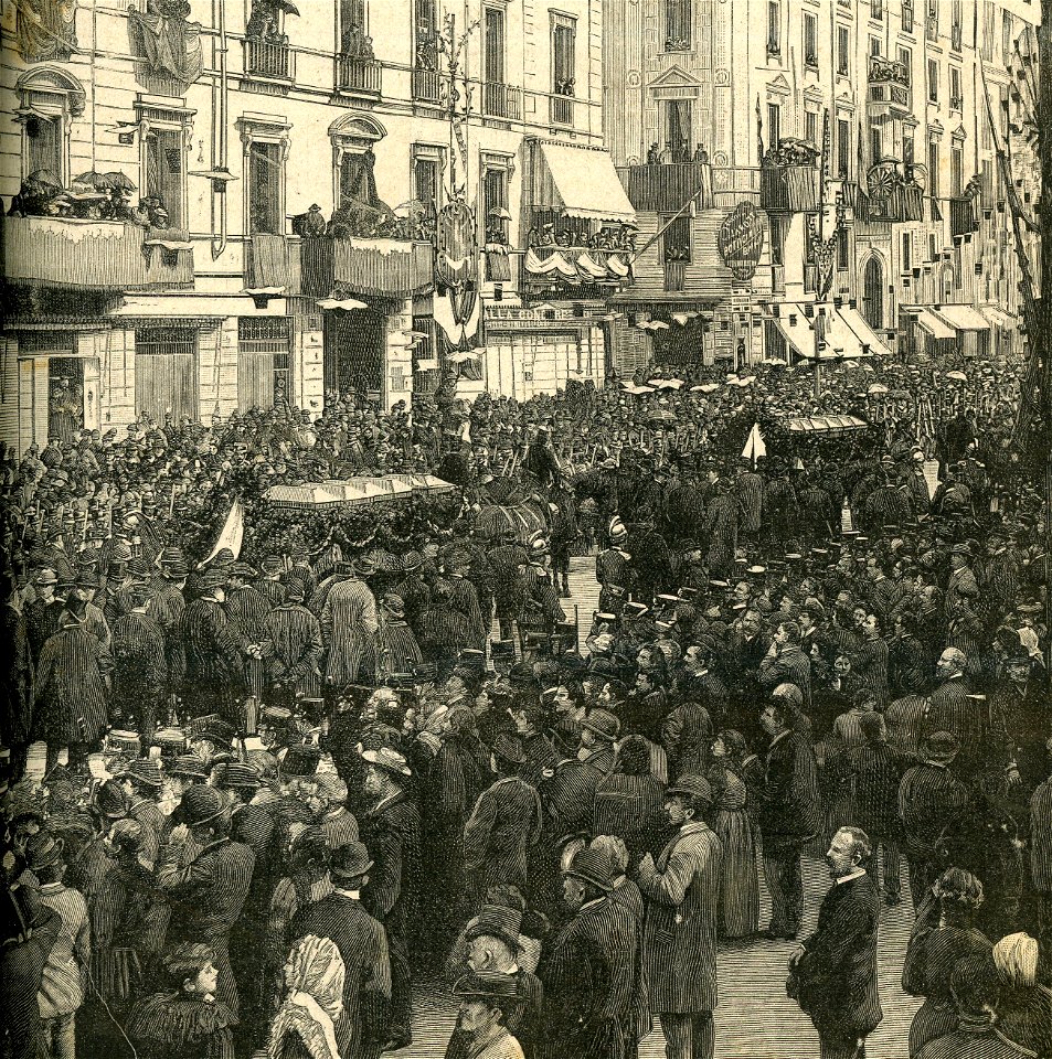 Milano inaugurazione del monumento delle Cinque Giornate