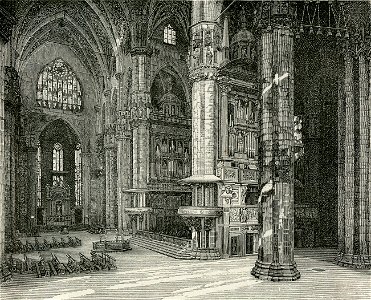 Milano Crociera del del Duomo vista dal lato meridionale