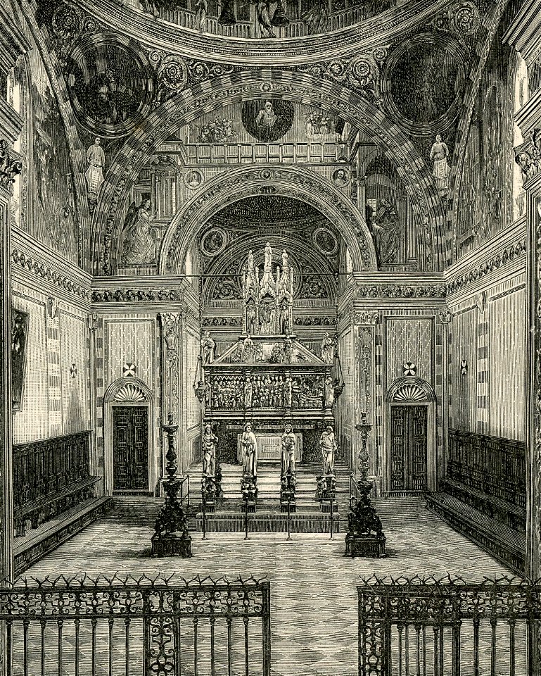 Milano interno della Cappella di San Pietro Martire nella Basilica di Sant’Eustorgio