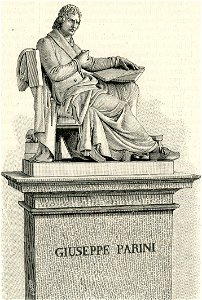 Milano monumento a Giuseppe Parini nel palazzo di Brera