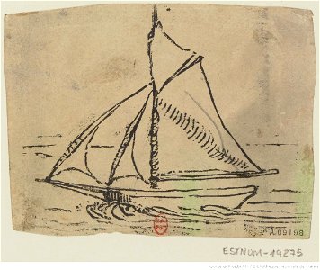 Millet - La barque à voile, btv1b10508212v