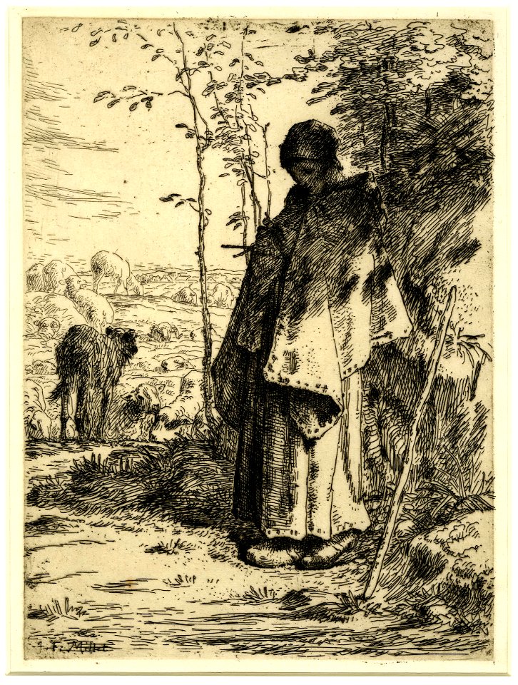 Millet - La Grande Bergère, 1875,0710.995