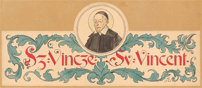 Mikuláš Aleš - Saint Vincent - K 825 - Slovak National Gallery
