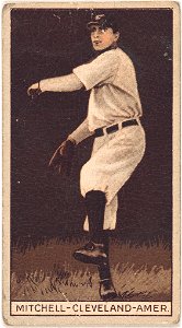 Mike Mitchell, Cleveland Naps, baseball card portrait LCCN2008678357