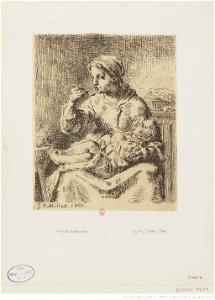 Millet - La bouillie, 4ème état, btv1b105082406