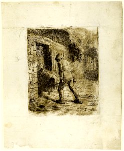 Millet - Peasant with a Wheelbarrow, 1944.56