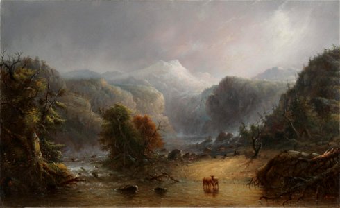 Alfred Jacob Miller - Where The Clouds Love to Rest