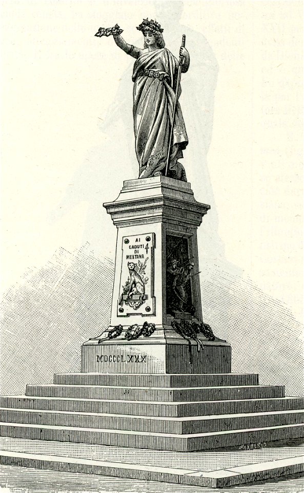 Milano monumento ai Caduti di Mentana