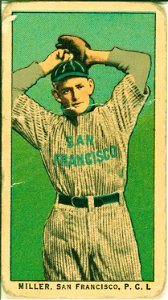 Miller, San Francisco Team, baseball card portrait LCCN2008677338
