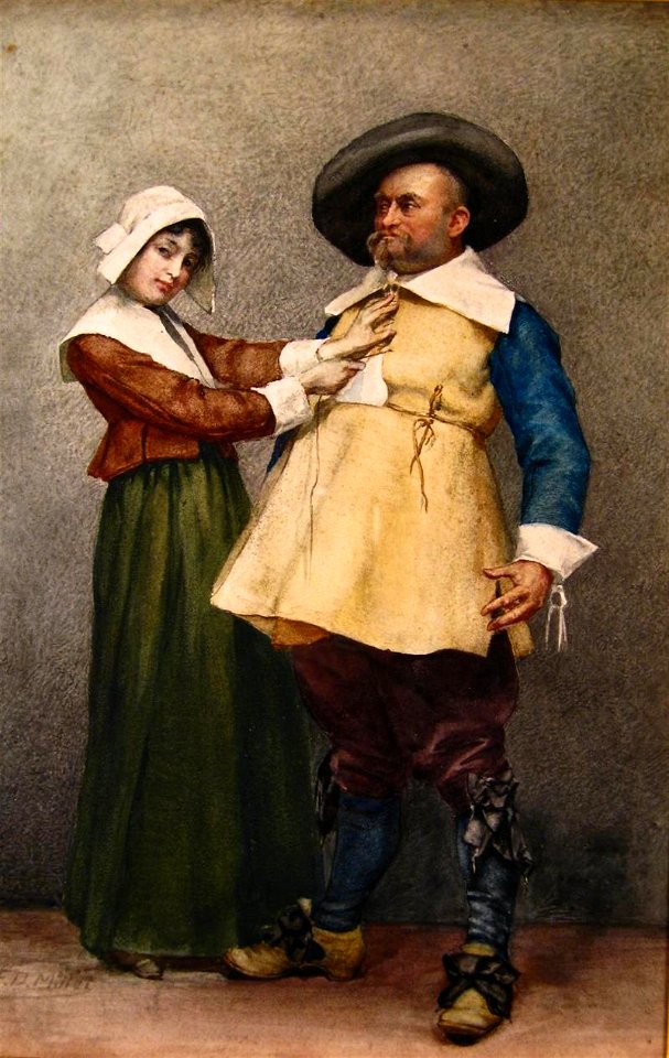 Francis Davis Millet - Lacing up