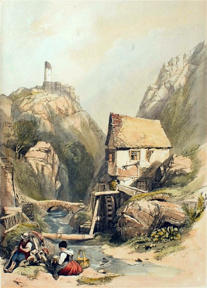 Mill near Berncastle on the Moselle