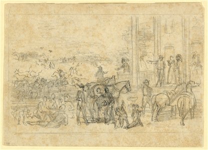 Military encampment at plantation house LCCN2004660420