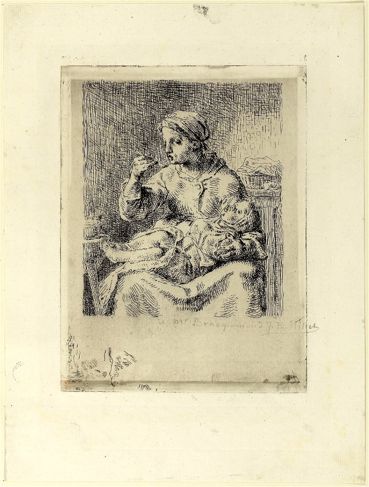 Millet - Woman Feeding Her Child, 1944.69