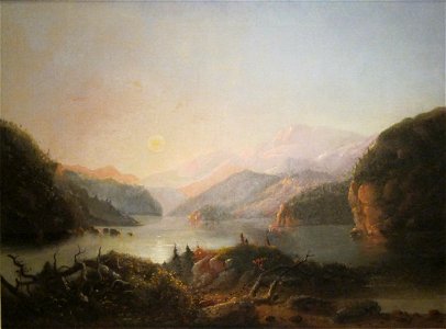 'Lake in the Wind River Country' by Alfred Jacob Miller, Cincinnati