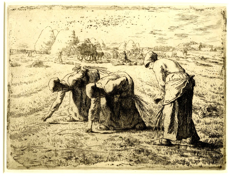 Millet - Les Glaneuses (The Gleaners), 1865,1209.795