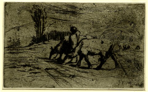 Millet - Les Deux Vaches, 1881,1112.145