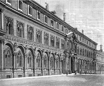 Milano facciata dell’Ospedale Maggiore