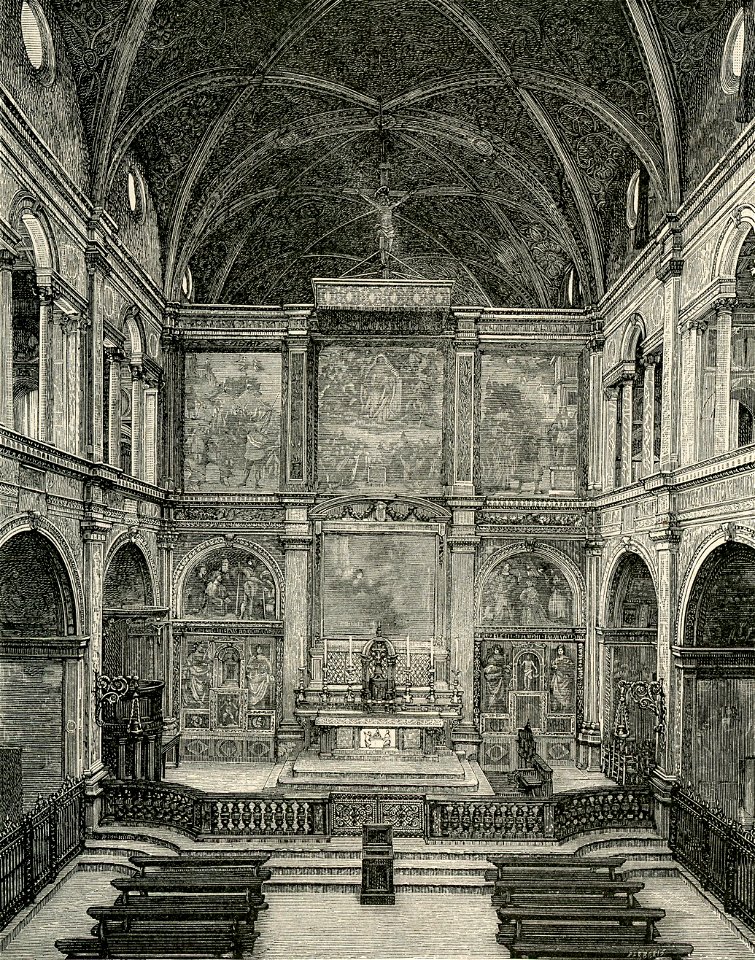 Milano interno del Monastero Maggiore o chiesa di San Maurizio