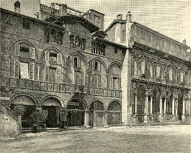 Milano loggia marmorea degli Osii