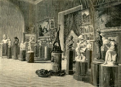 Milano. – Nuova esposizione permanente di belle arti la sala della scultura