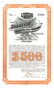 Military Post Street RW 1895