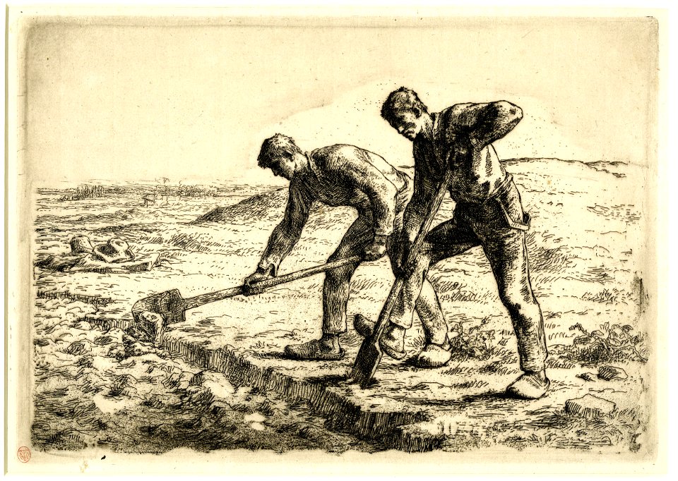 Millet - Les Bêcheurs, 1876,1111.548
