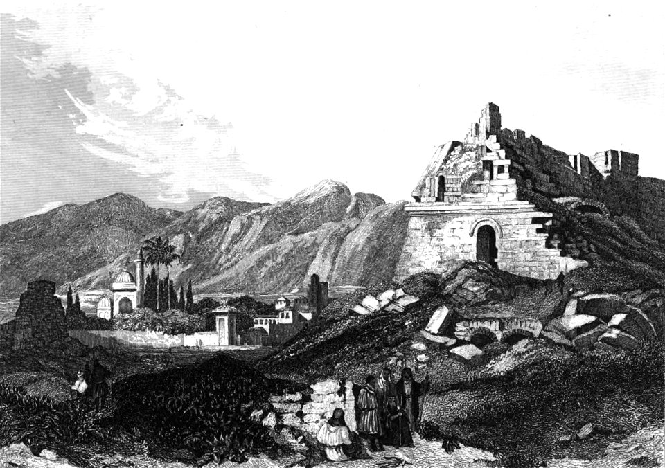 Miletus, Illustration for La Terre-Sainte et les lieux illustrés par les apôtres, by Adrien Egron, 1837 (39)