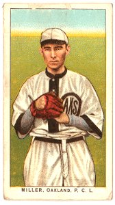 Miller, Oakland Team, baseball card portrait LCCN2007685571