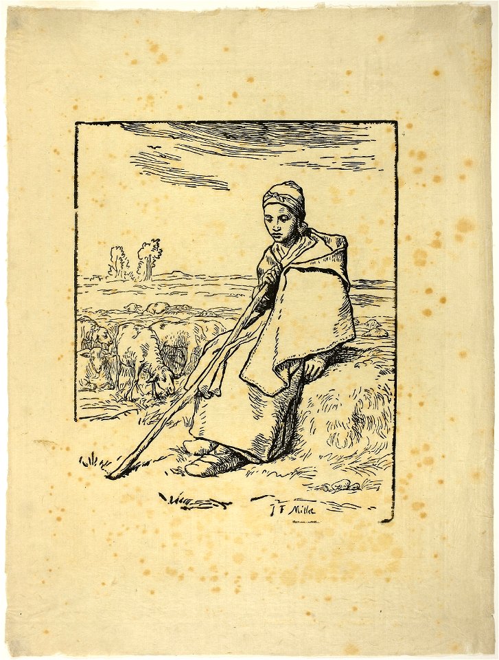 Millet - The Shepherdess, 1941.452