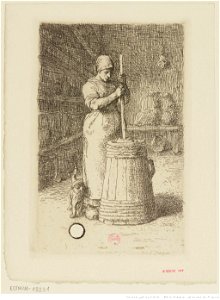 Millet - La baratteuse, 3ème état, btv1b10508253z