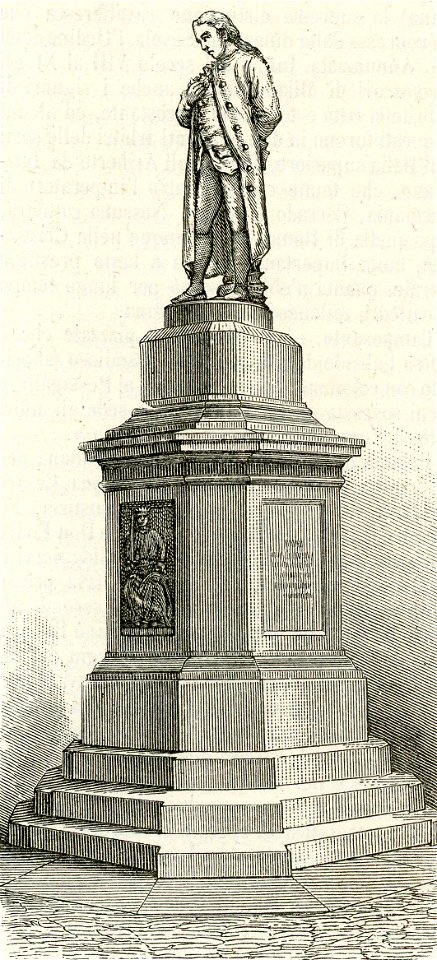 Milano statua di Cesare Beccaria del Grandi