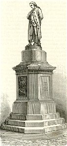 Milano statua di Cesare Beccaria del Grandi