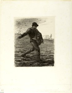 Millet - The Sower, 1944.76. Free illustration for personal and commercial use.