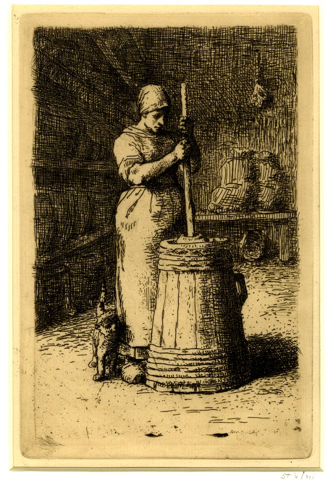 Millet - La Baratteuse, 1865,1209.798