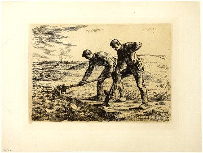 Millet - Two Men Digging, 1923.35