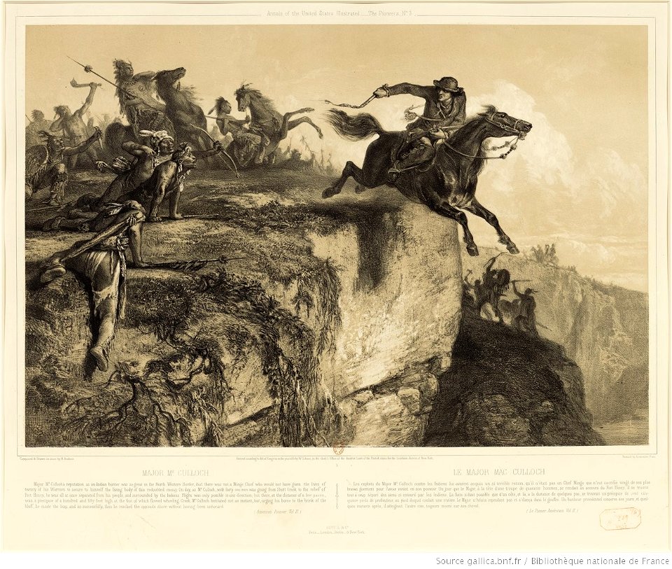 Millet - Bodmer - The Pioneers, n°3 Major Mc Culloch, 2ème état, btv1b52508111b