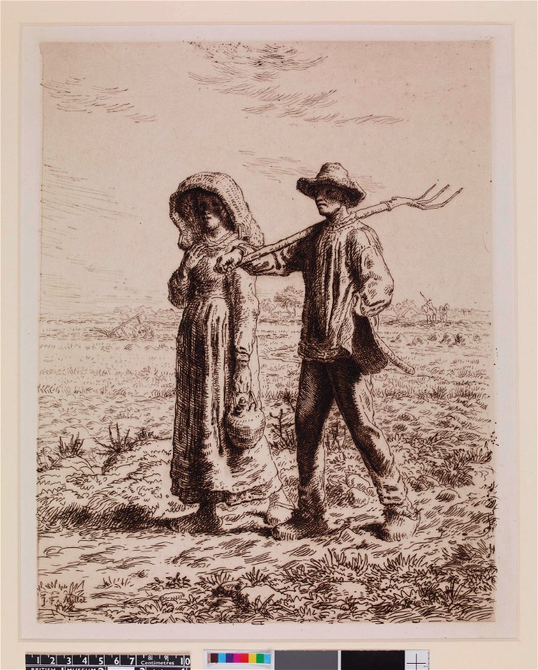 Millet - Le Départ pour le Travail, 1875,0710.992